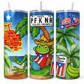PUERTO RICO SKINNY TUMBLER 20 OZ