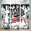 PUERTO RICO SKINNY TUMBLER 20 OZ