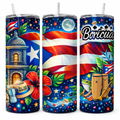 PUERTO RICO SKINNY TUMBLER 20 OZ