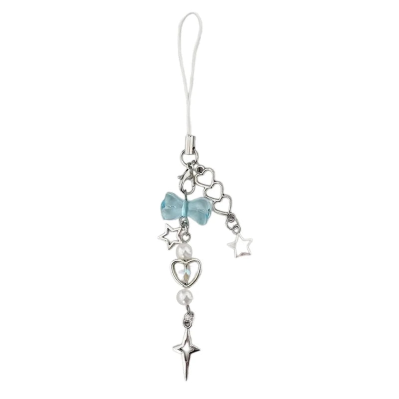 Delicate Phone Charm Lanyard Chain Keychain Pendant for Backpack Wallet Purse