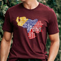 Venezuela Map Shirt, Venezuelan Words Phrases T-Shirt, Proud Gift, Unisex Bella Canvas Outdoors High Quality Cotton Tees Top