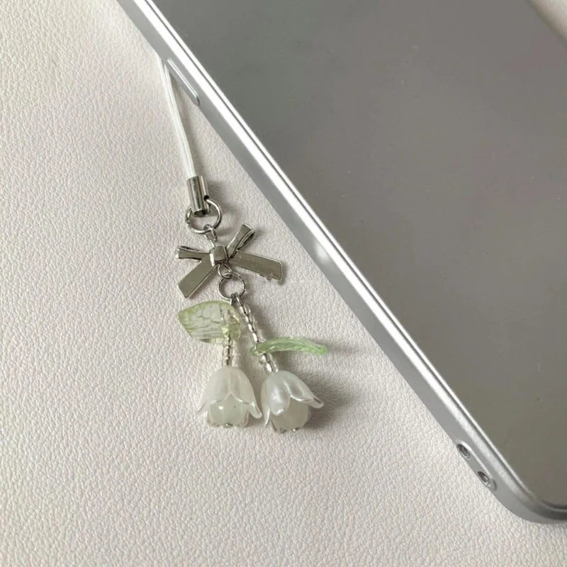 Delicate Phone Charm Lanyard Chain Keychain Pendant for Backpack Wallet Purse