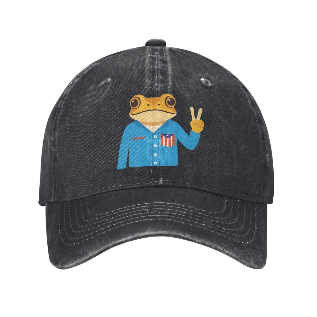 DtMF Puerto Rico Bad Bunny Men Women Baseball Caps  Distressed Denim Caps Hat Vintage Outdoor Activities Soft Snapback Hat