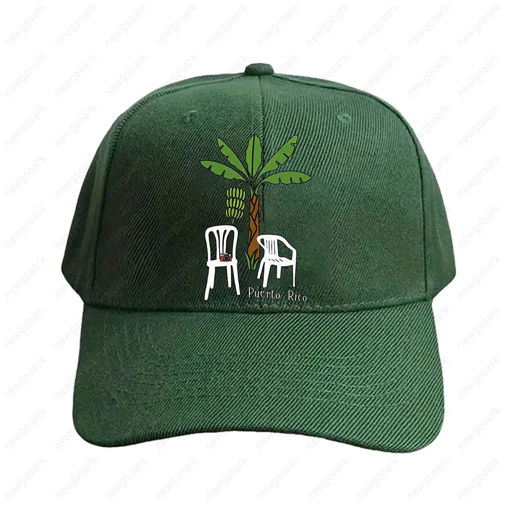 Bad Bunny Puerto Rico DTMF Casual Summer Cap Woman Man Adult Hat Fashion Casual Adjustable Printed Baseball Caps Trucker Cap