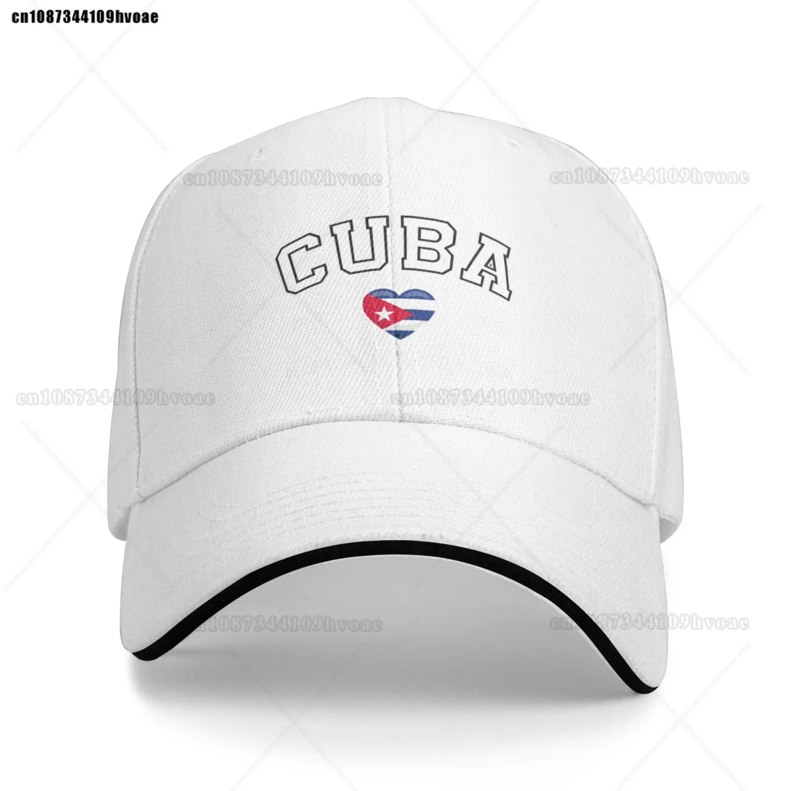 Cuba Baseball Cap EST.1902 La República De Cuba Denim Caps Adjustable Fashion Casual Trucker Hats for Outdoor Fishing Activities