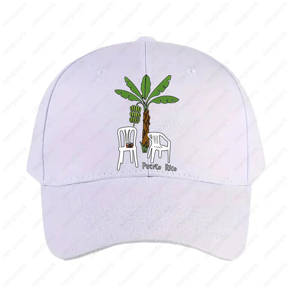 Bad Bunny Puerto Rico DTMF Casual Summer Cap Woman Man Adult Hat Fashion Casual Adjustable Printed Baseball Caps Trucker Cap