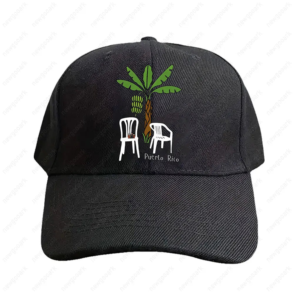 Bad Bunny Puerto Rico DTMF Casual Summer Cap Woman Man Adult Hat Fashion Casual Adjustable Printed Baseball Caps Trucker Cap