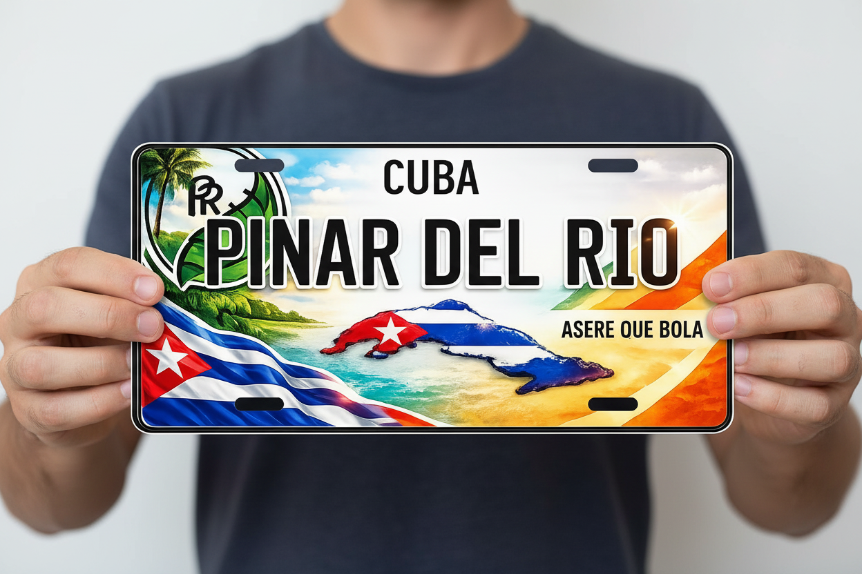 LICENSE PLATE CUBA