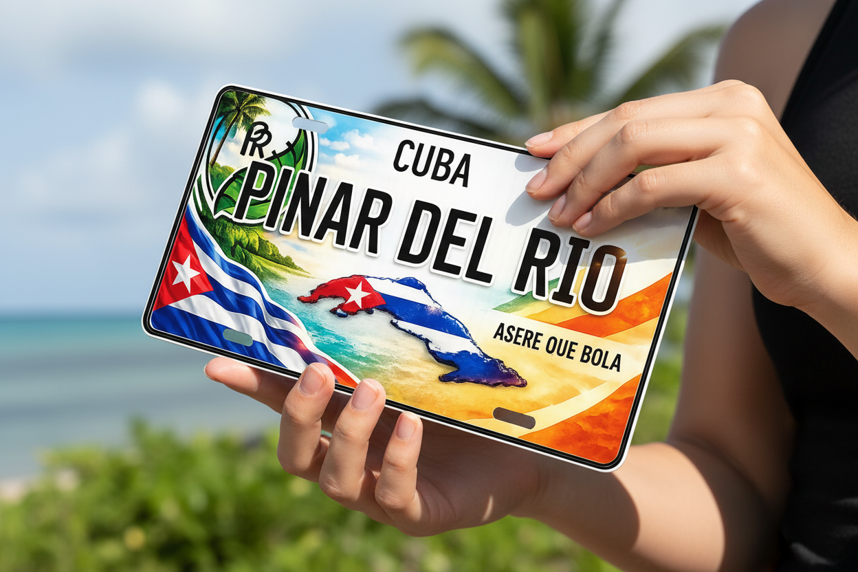LICENSE PLATE CUBA