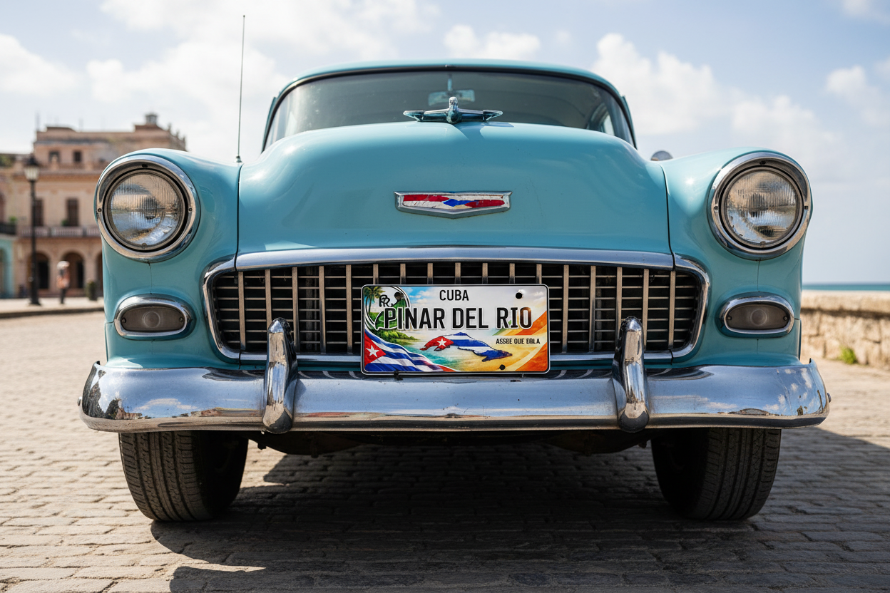 LICENSE PLATE CUBA