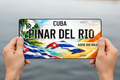 LICENSE PLATE CUBA