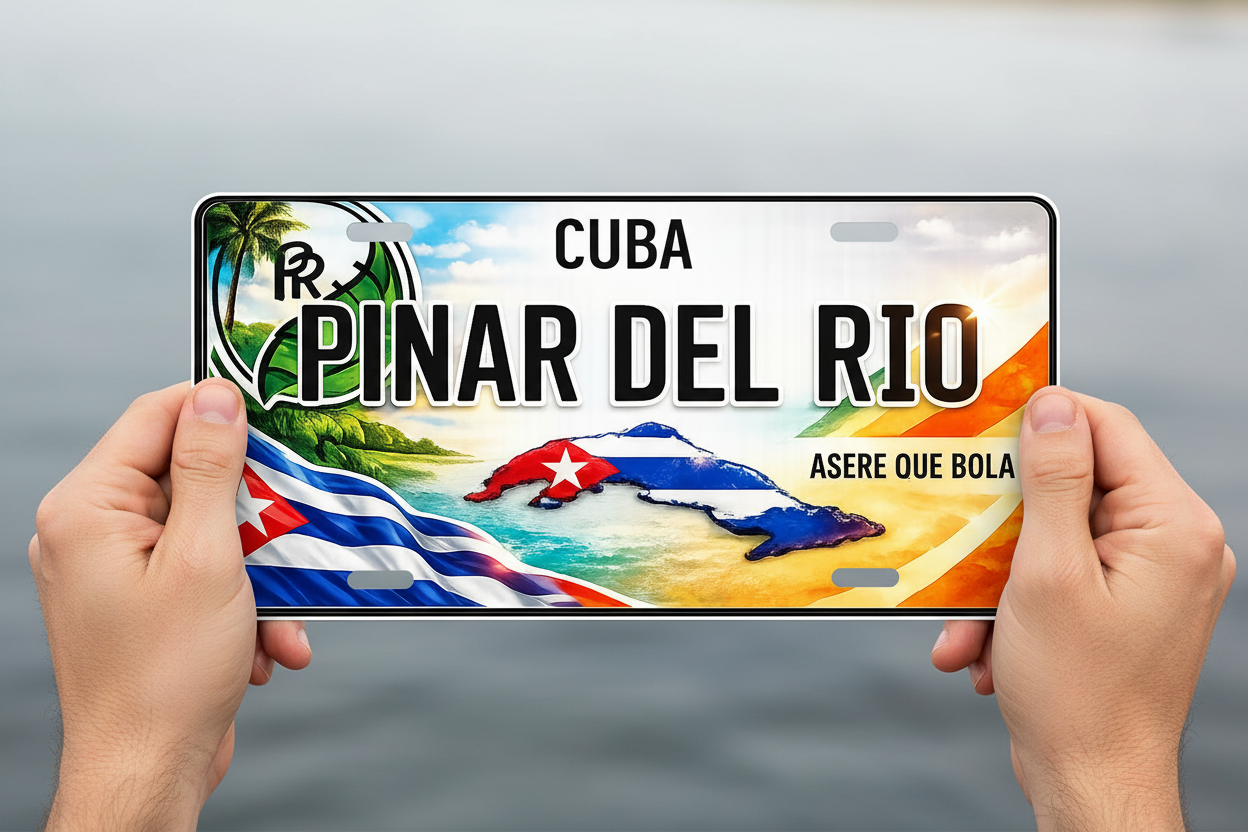 LICENSE PLATE CUBA