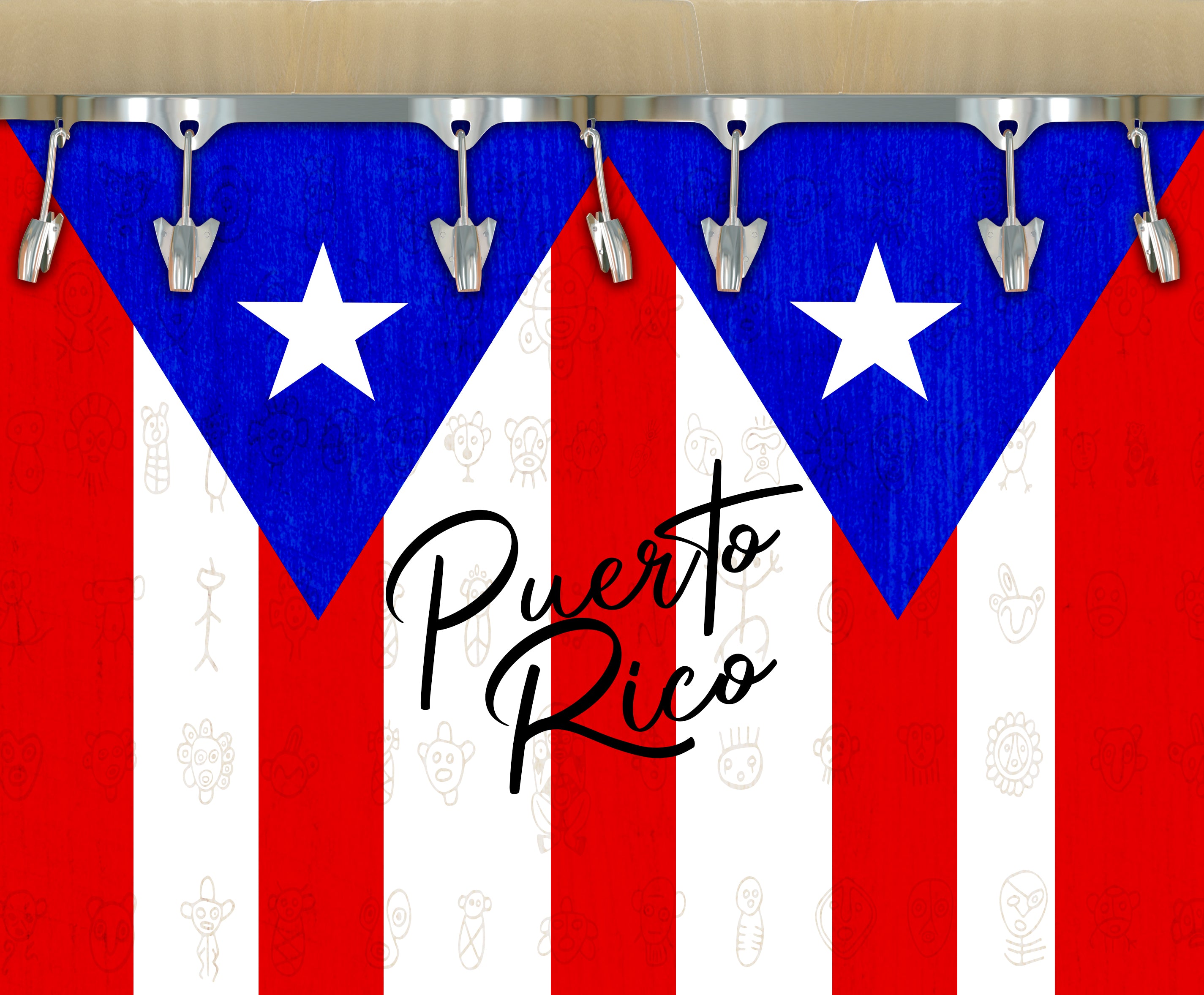 PUERTO RICO SKINNY TUMBLER 20 OZ
