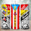 PUERTO RICO SKINNY TUMBLER