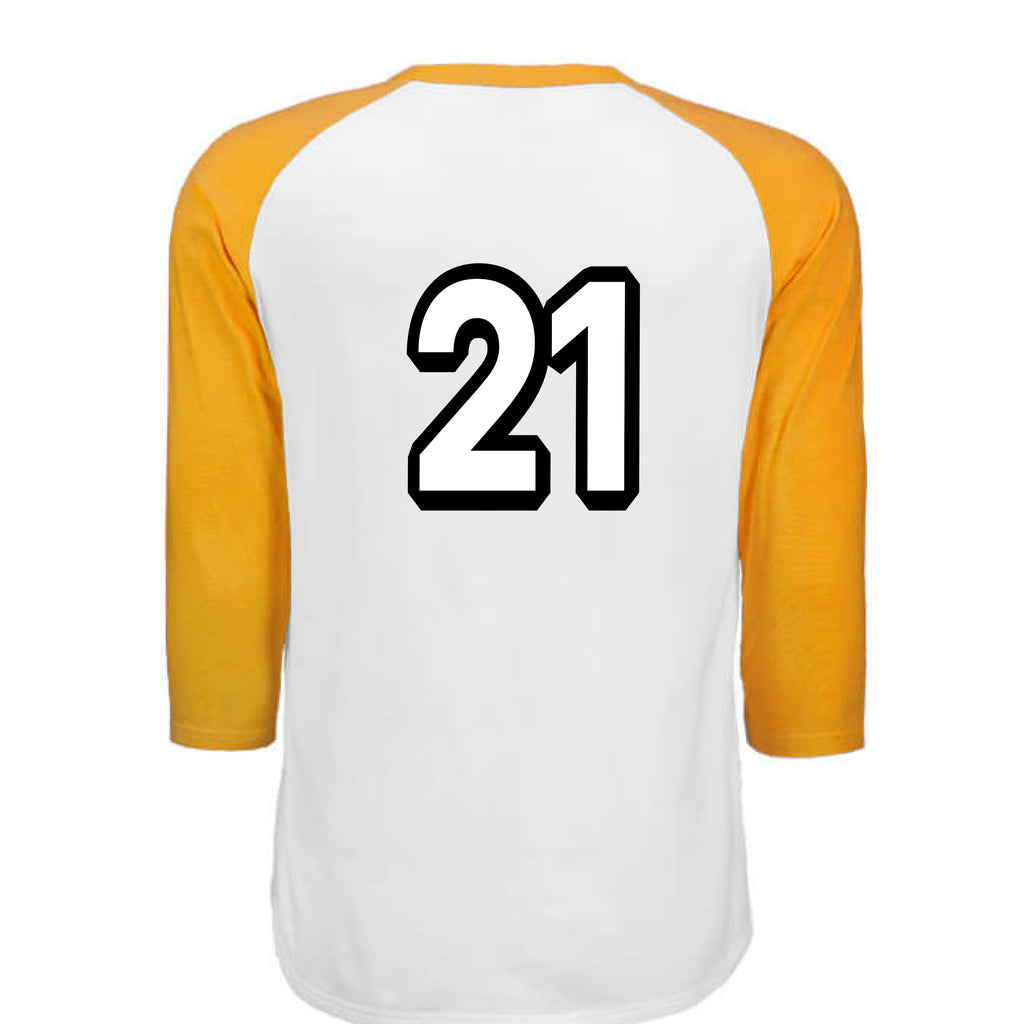 WHITE / GOLD - BACK
